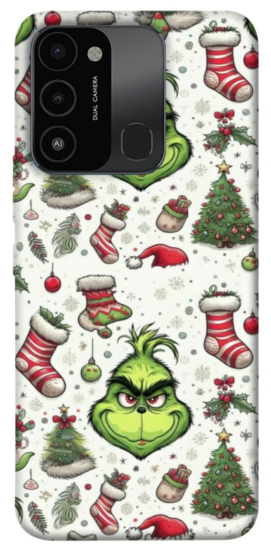 Чехол на TECNO Spark 8C Grinch mood ver.3 фото 1 из 1