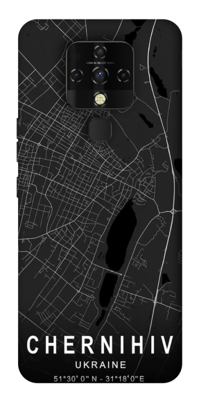 Чохол на TECNO Camon 16 SE Chernihiv map фото 1 з 1