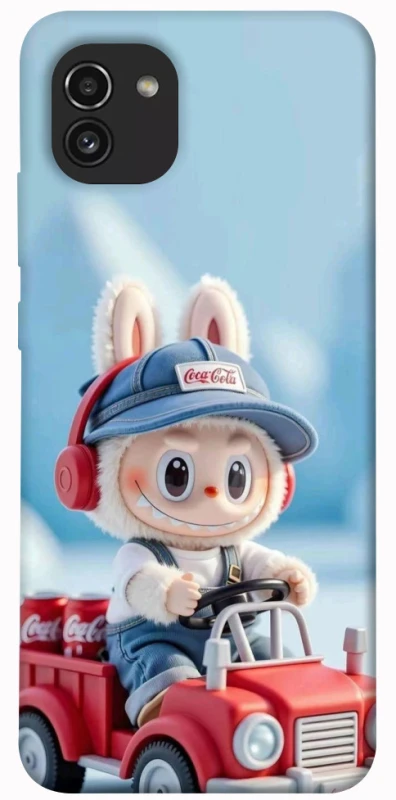 Чохол на Samsung Galaxy A03 Labubu in the car фото 1 з 1