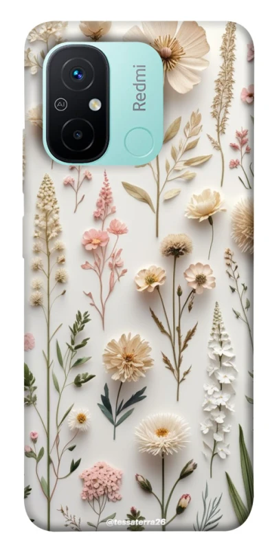 Чохол на Xiaomi Redmi 12C / Poco C55 Floral design ver.1 фото 1 з 1