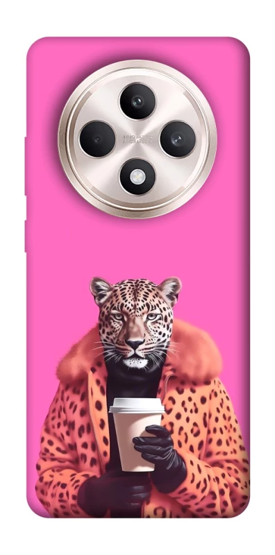 Чехол на Oppo Reno 12 F 4G/5G Леопард с кофе фото 1 из 1