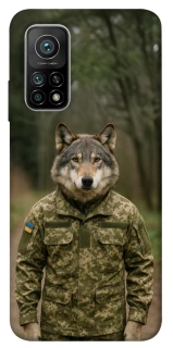 Чехол на Xiaomi Mi 10T Волк защитник фото 1 из 1
