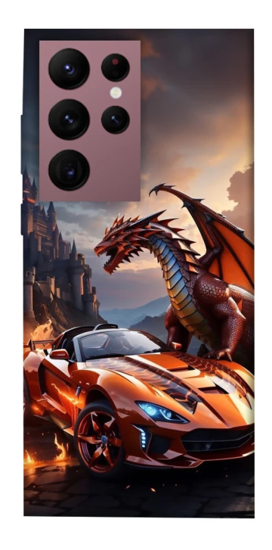 Чохол на Samsung Galaxy S22 Ultra Сar and dragon фото 1 з 1