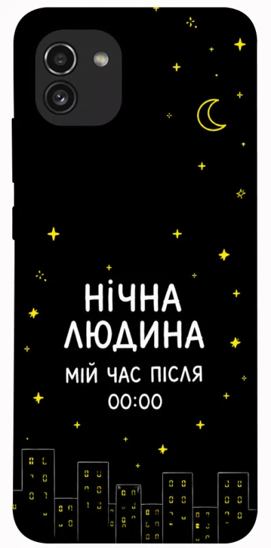 Чехол на Samsung Galaxy A03 Нічна людина фото 1 из 1