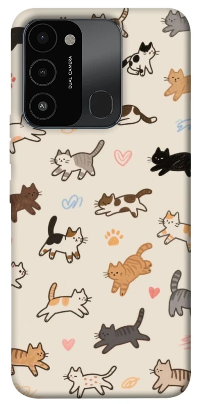 Чехол на TECNO Spark 8C Cat style ver.2 фото 1 из 1