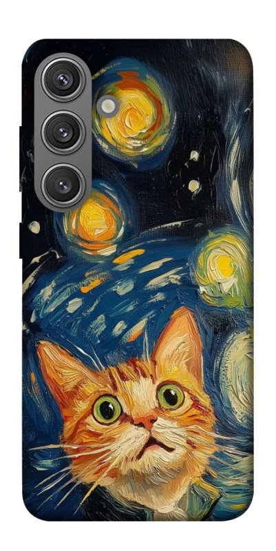 Чохол на Samsung Galaxy S24+ paint cat фото 1 з 1