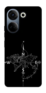 Чехол на TECNO Camon 20 Pro (CK7n) Travel Map фото 1 Чехол на TECNO Camon 20 Pro (CK7n) Travel Map фото 1 из 1