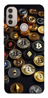 Чехол на Motorola Moto E40 Many coins фото 1 из 1