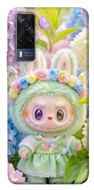Чохол на Vivo Y53s Labubu & Flowers ver.2 фото 1 з 1