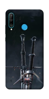 Чохол на Huawei P30 lite Мечі Ведьмака фото 1 з 1