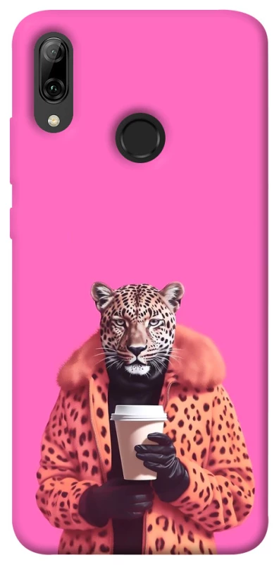 Чехол на Huawei P Smart (2019) Леопард с кофе фото 1 из 1