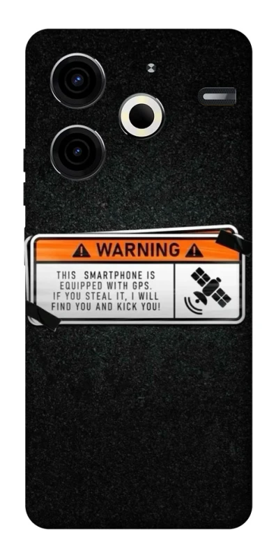 Чохол на TECNO Pova 6 Neo (LI6) Warning фото 1 з 1