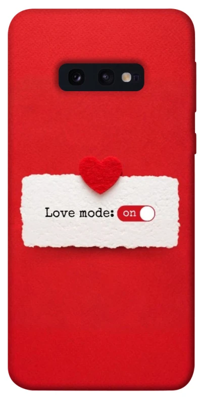 Чехол на Samsung Galaxy S10e Love Mode ON фото 1 из 1