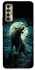 Чехол на TECNO Camon 17P Волк под луной фото 1 из 1