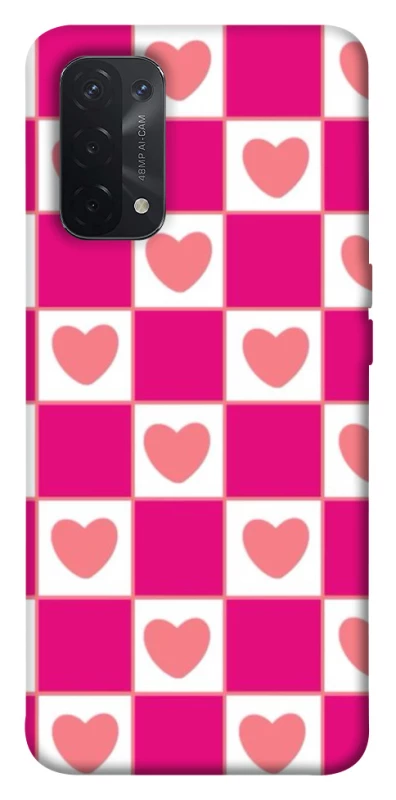 Чохол на Oppo A54 5G / A74 5G Chess heart фото 1 з 1