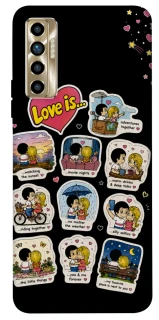 Чохол на TECNO Camon 17P Love is ver.4 фото 1 з 1