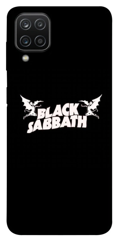 Чохол на Samsung Galaxy A12 Black Sabbath logo ver.2 фото 1 з 1