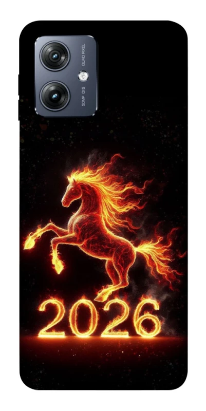 Чохол на Motorola Moto G54 Red Fire Horse ver.1 фото 1 з 1