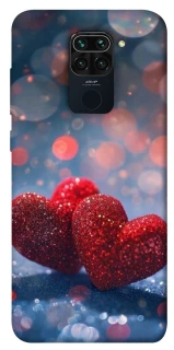 Чехол на Xiaomi Redmi Note 9 / Redmi 10X Red hearts фото 1 из 1
