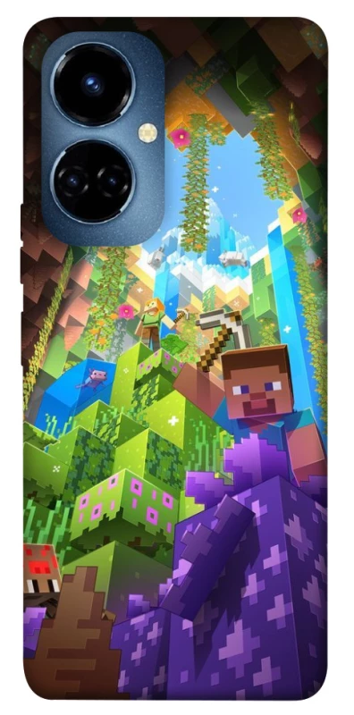 Чохол на TECNO Camon 19 Minecraft forever фото 1 з 1