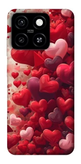 Чохол на ZTE Blade A55 4G Many hearts фото 1 з 1