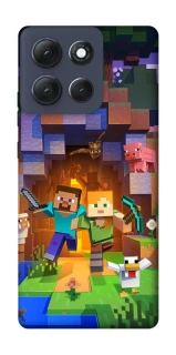 Чохол на Motorola Moto G86 Power Minecraft game фото 1 з 1