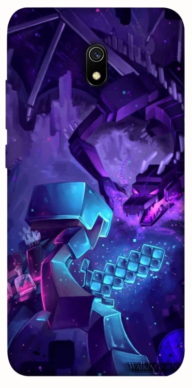 Чохол на Xiaomi Redmi 8a Minecraft dragon фото 1 з 1