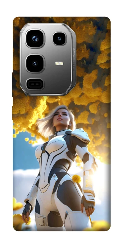 Чохол на Infinix Note 50 Pro Cyber space girl ver.3 фото 1 з 1