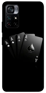 Чохол на Xiaomi Poco M4 Pro 5G Black Cards фото 1 з 1