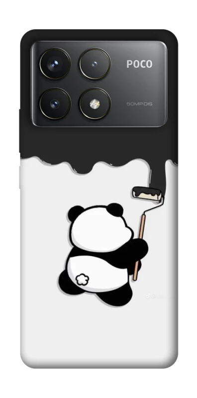 Чехол на Xiaomi Poco F6 Pro Panda painter фото 1 из 1