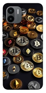 Чехол на Xiaomi Redmi A1+ / Poco C50 / A2+ Many coins фото 1 из 1