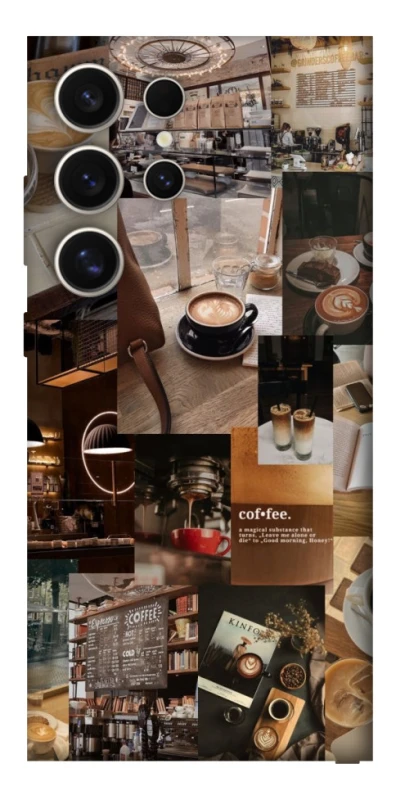 Чохол на Samsung Galaxy S25 Ultra Coffee collage ver.2 фото 1 з 1