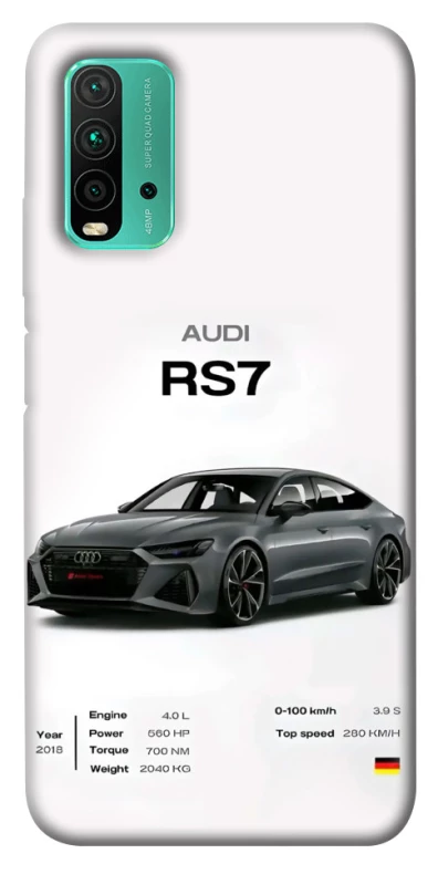 Чехол на Xiaomi Redmi Note 9 4G / Redmi 9 Power Audi RS7 фото 1 из 1