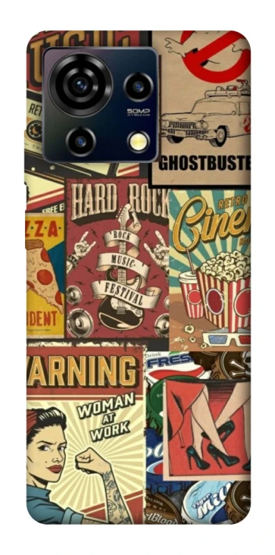 Чохол на ZTE Blade V50 Vita Retro collage ver.2 фото 1 з 1