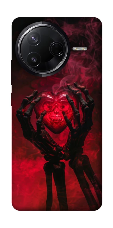 Чохол на Infinix Note 50 Pro Heart in the hands of a skeleton фото 1 з 1