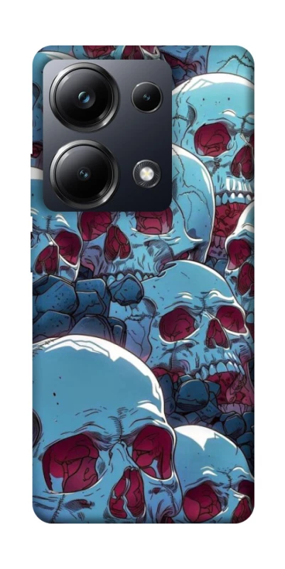 Чохол на Xiaomi Poco M6 Pro 4G Skulls v2 фото 1 з 1