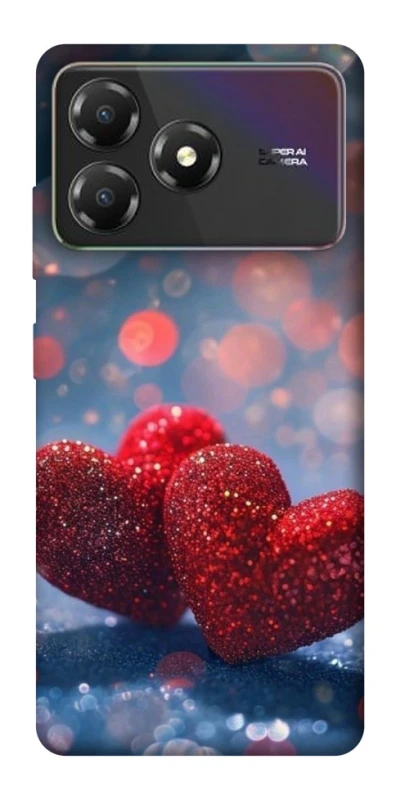 Чохол на ZTE Blade A36 Red hearts фото 1 з 1