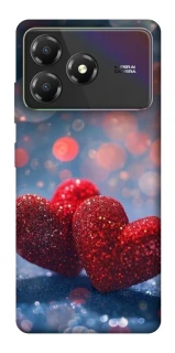 Чохол на ZTE Blade A36 Red hearts фото 1 з 1