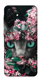 Чохол на Samsung Galaxy A37 5G Кіт в квітах фото 1 з 1