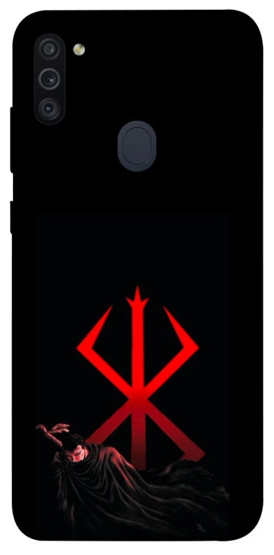 Чохол на Samsung Galaxy M11 Berserk Red Logo фото 1 з 1
