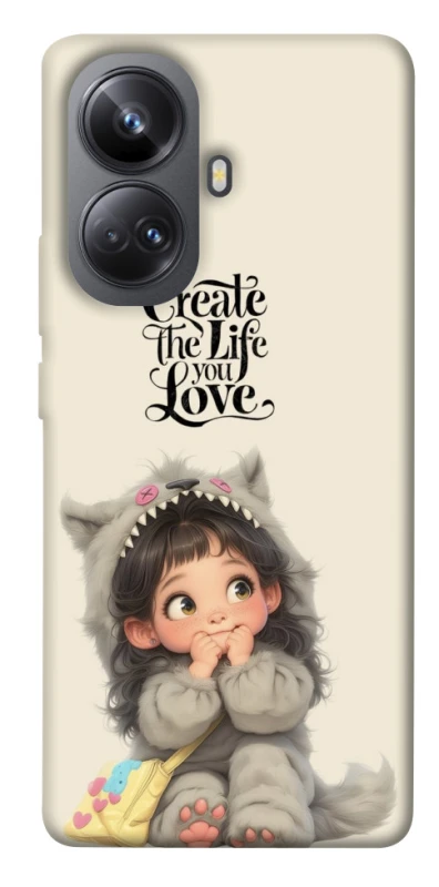 Чохол на Realme 10 Pro+ Create the life you love фото 1 з 1