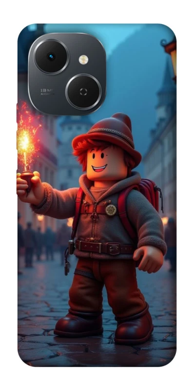 Чехол на TECNO Spark 40C Roblox Fire Logo Blue Flames фото 1 из 1