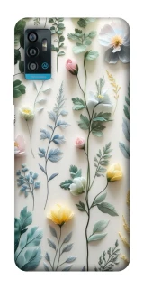 Чехол на ZTE Blade A71 Floral design ver.4 фото 1 из 1