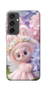 Чохол на Samsung Galaxy S24 FE Labubu & Flowers ver.1 фото 1 з 1