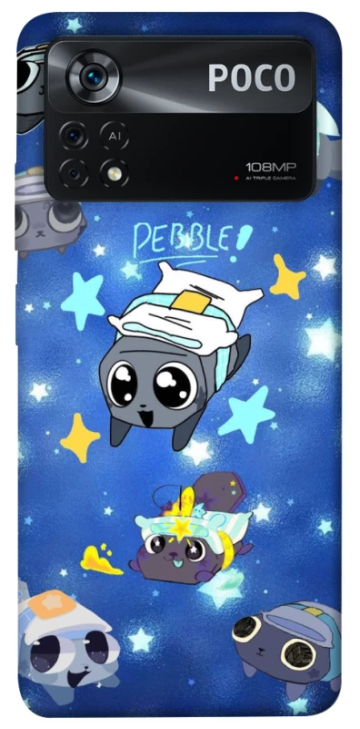 Чохол на Xiaomi Poco X4 Pro 5G Pebble kitten stars фото 1 з 1