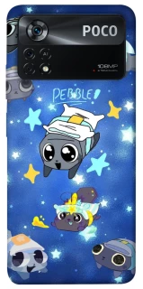 Чехол на Xiaomi Poco X4 Pro 5G Pebble kitten stars фото 1 из 1