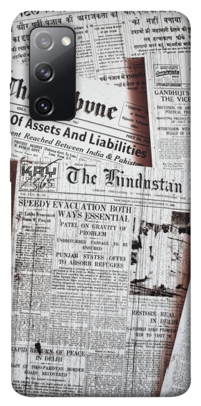 Чохол на Samsung Galaxy S20 FE Газети фото 1 з 1