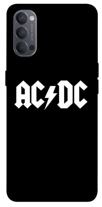 Чехол на Oppo Reno 4 AC/DC logo фото 1 из 1