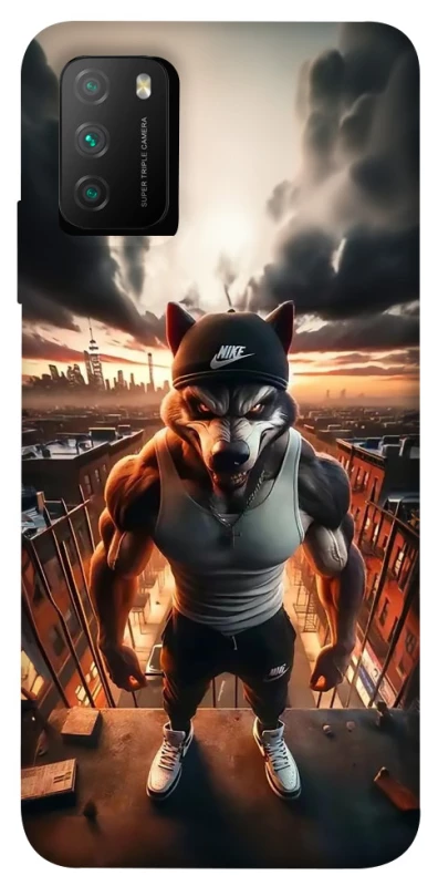 Чехол на Xiaomi Poco M3 Волк фото 1 из 1