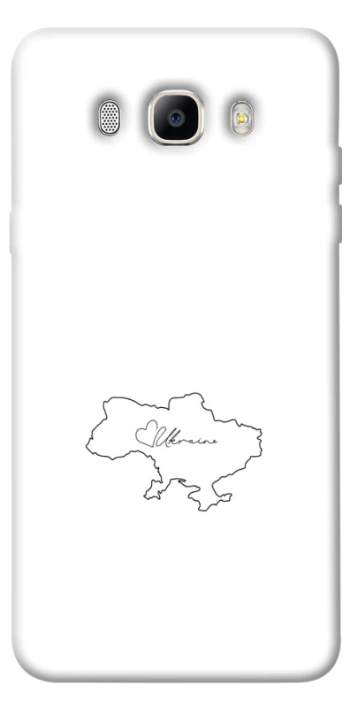 Чохол на Samsung J510F Galaxy J5 (2016) Ukraine map фото 1 з 1